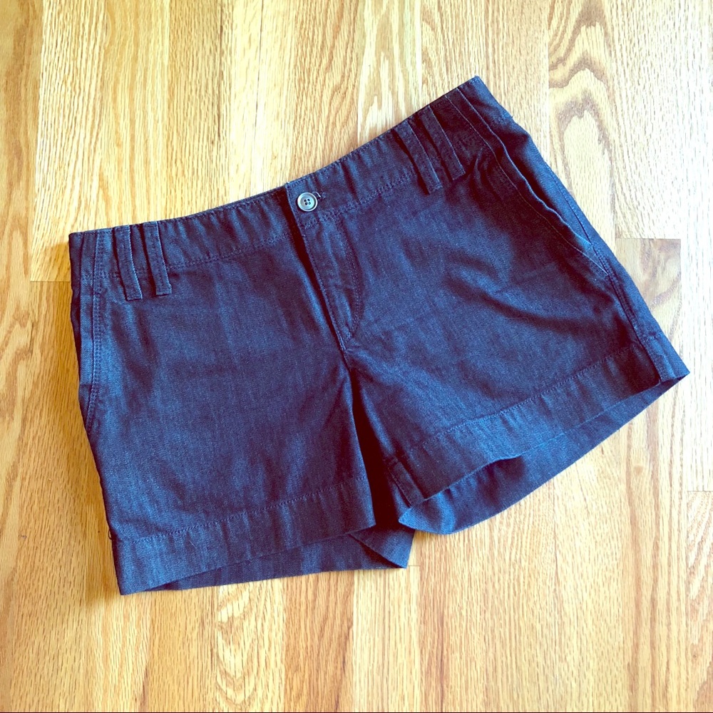 Dark denim jean shorts